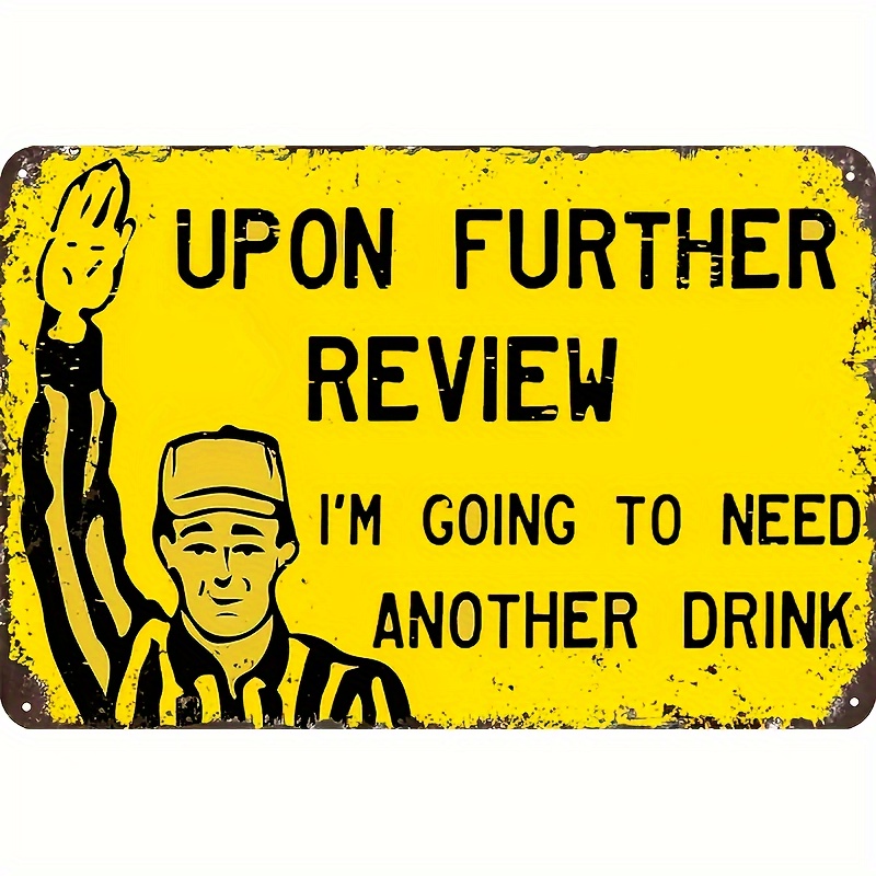 Review Home Decor - Placa de Futebol Engraçada 'Após Mais