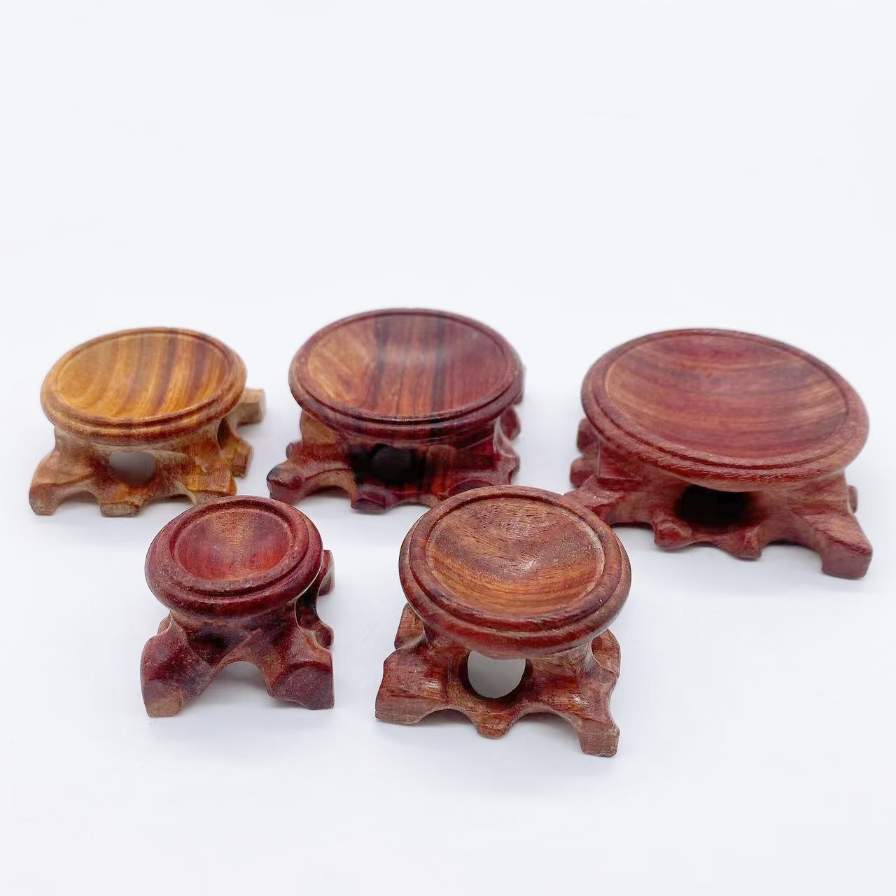 Home Decor Modern Organic - Suporte de exibição de madeira, base