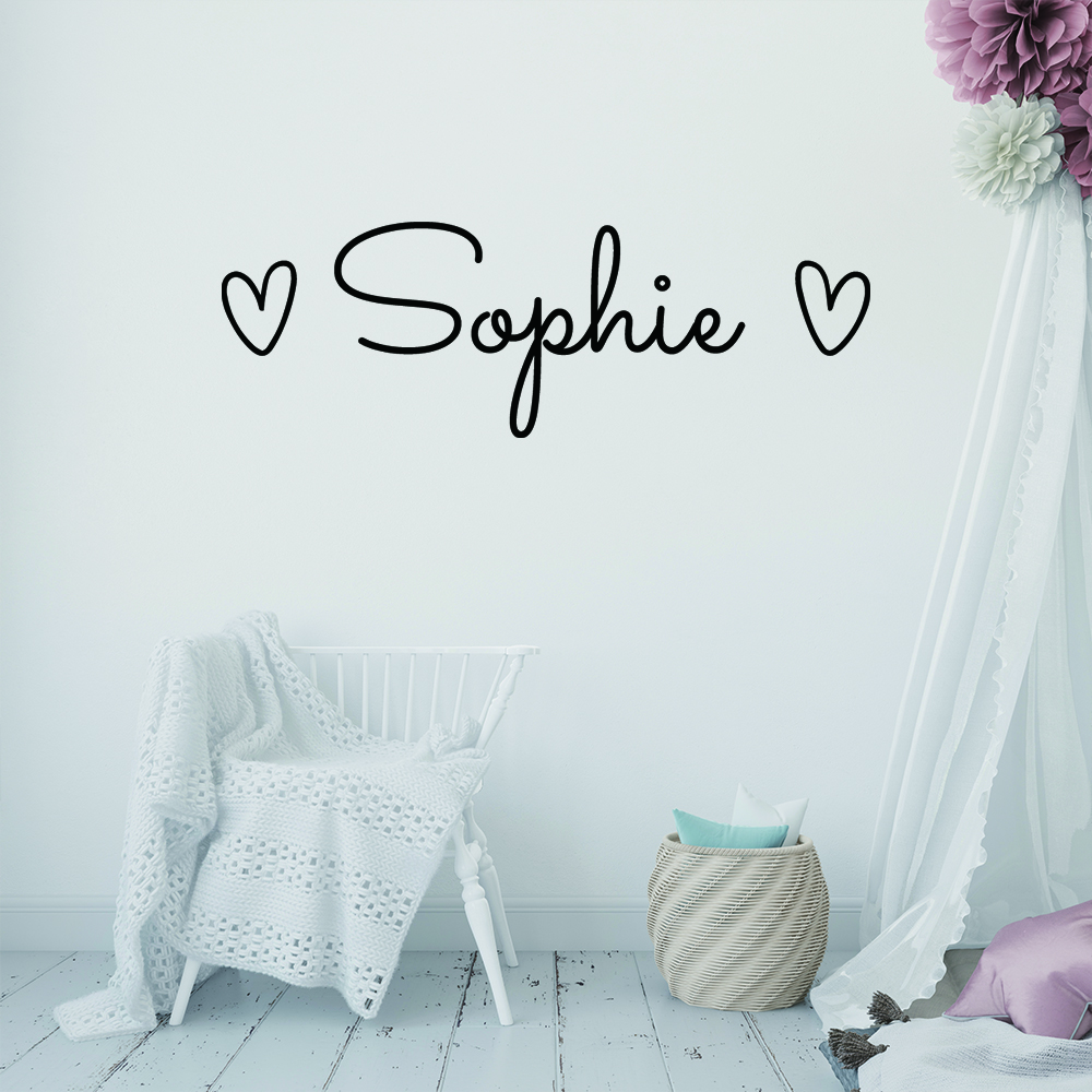 Home Decor Sticker - Adesivos de parede românticos personalizados com