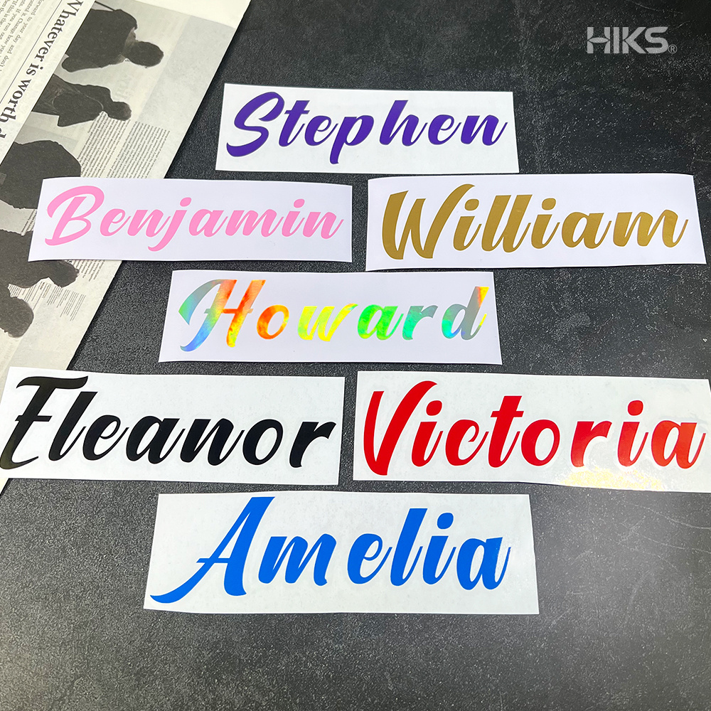 Home Decor Sticker - 3PCS Adesivos Personalizados com Nome, Citações