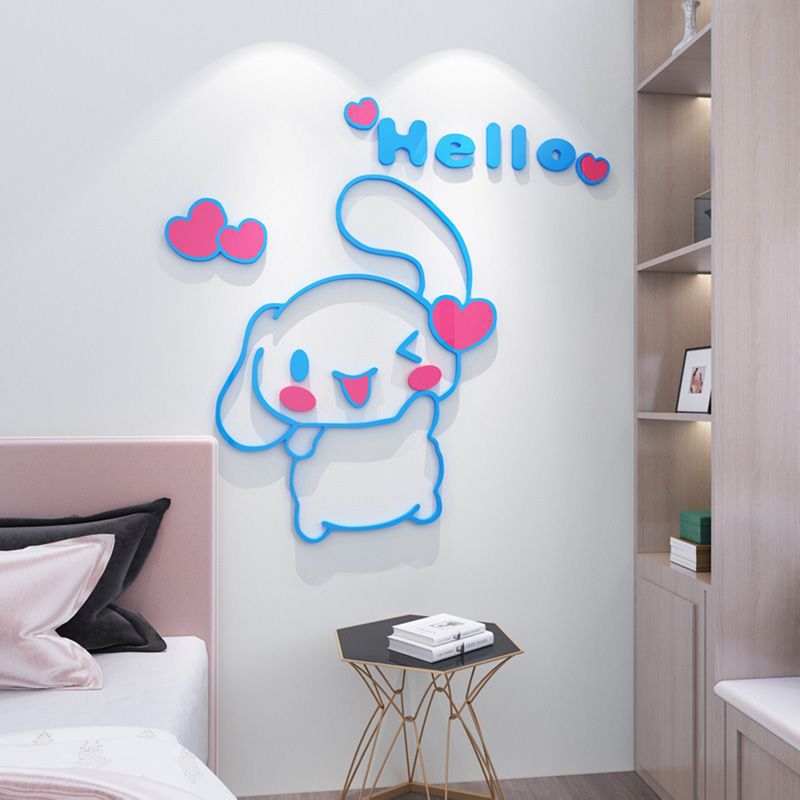 Home Decor Sticker - Adesivo Decorativo de Parede 3D Sanrio
