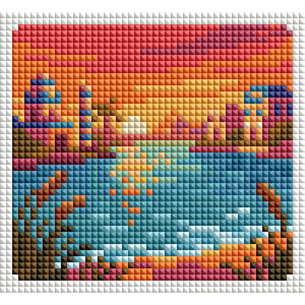 X Home Decor - Minigem ™ Pôr do sol sobre