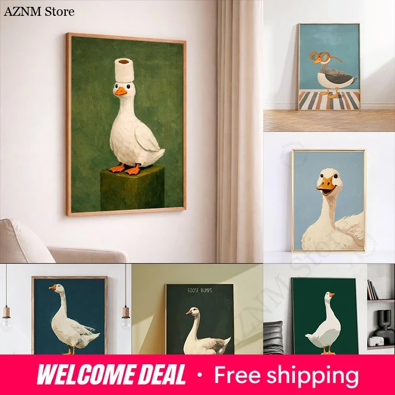 Home Decor Duck - Pôster de Pato e Ganso, Arte