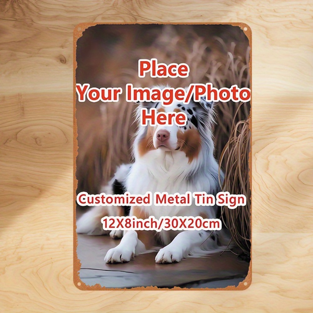 Home Decor Handmade - Placa de Metal Artesanal Rústica Personalizada