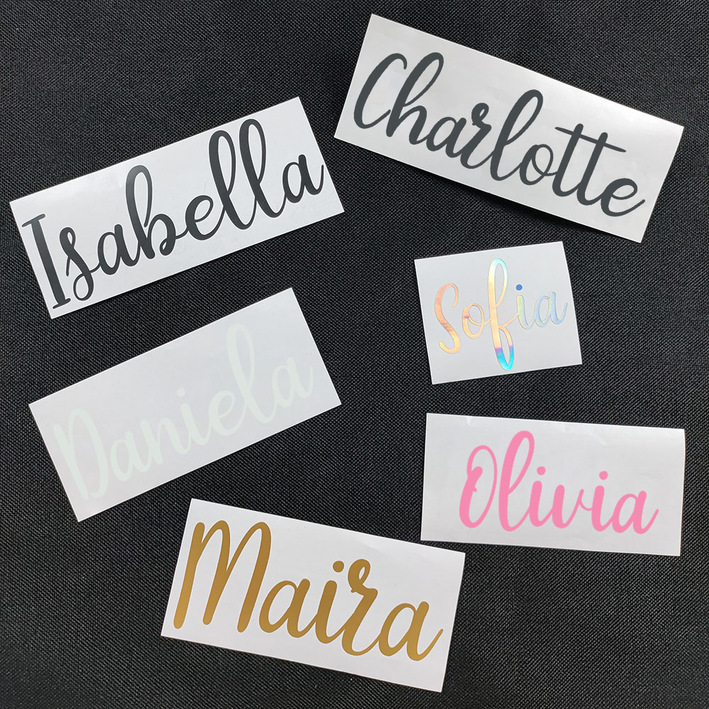 Home Decor Sticker - 1pc nome personalizável adesivo removível para