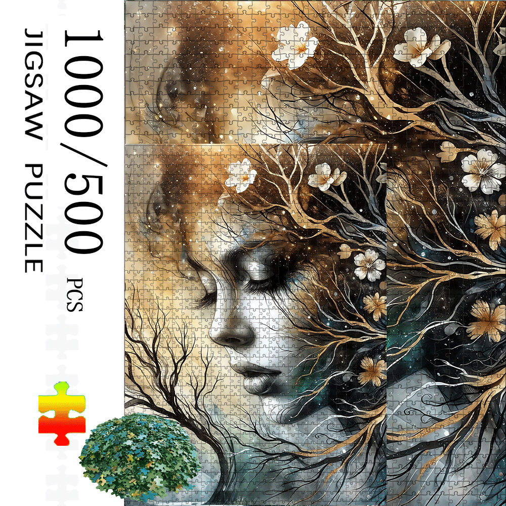 Home Decor Games Free - 1000/500 peças-inspirado flor de cerejeira e