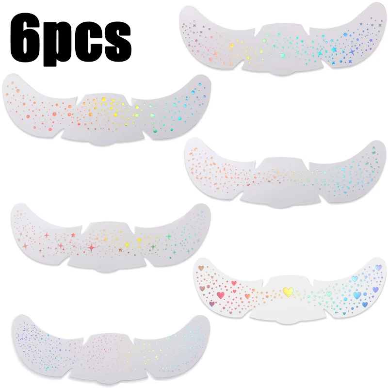 Home Decor Sticker - Adesivos de Glitter para o Rosto