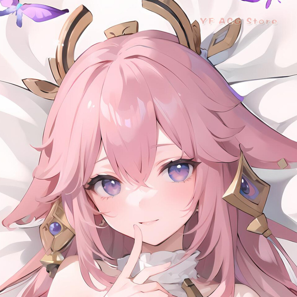 Home Decor Games Free - Capa de Dakimakura Genshin Impact Yae
