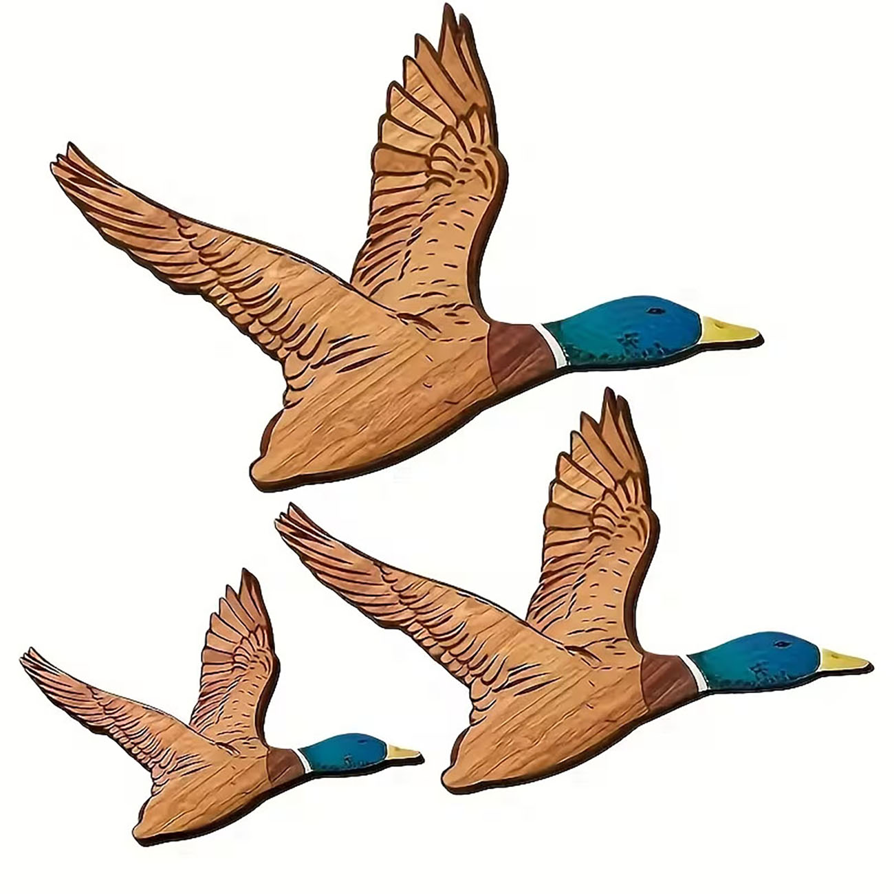 Home Decor Duck - Conjunto de 3 Peças de Decoração