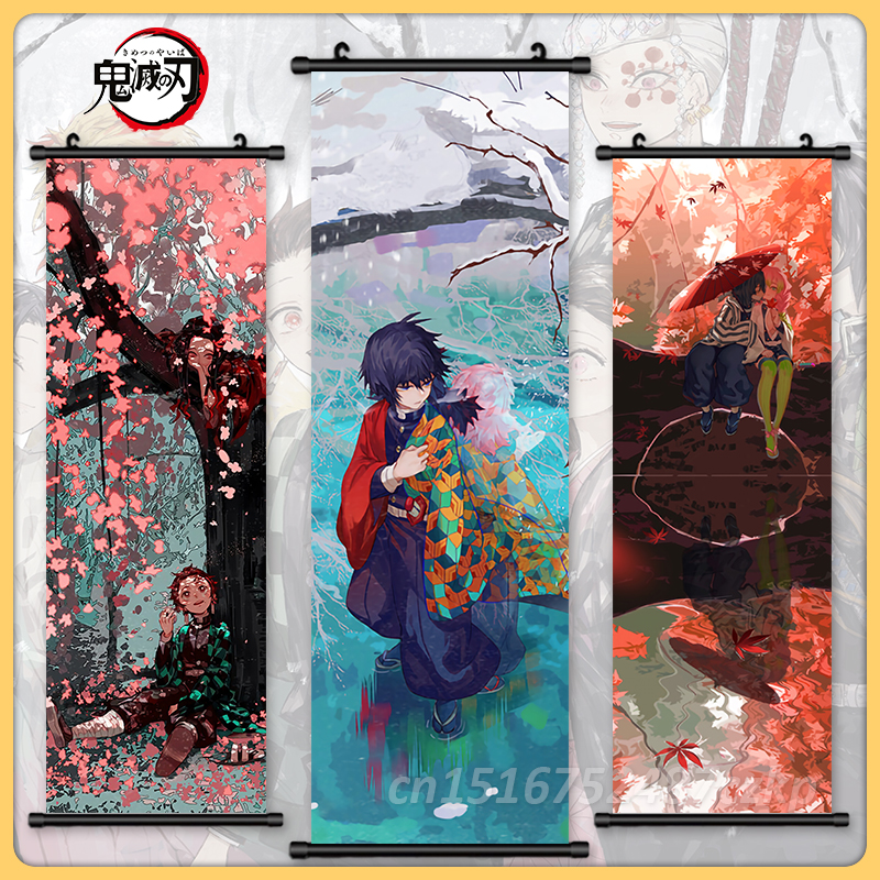 Home Decor Kochi - Demônio Slayer Canvas Wall Art, Tomioka