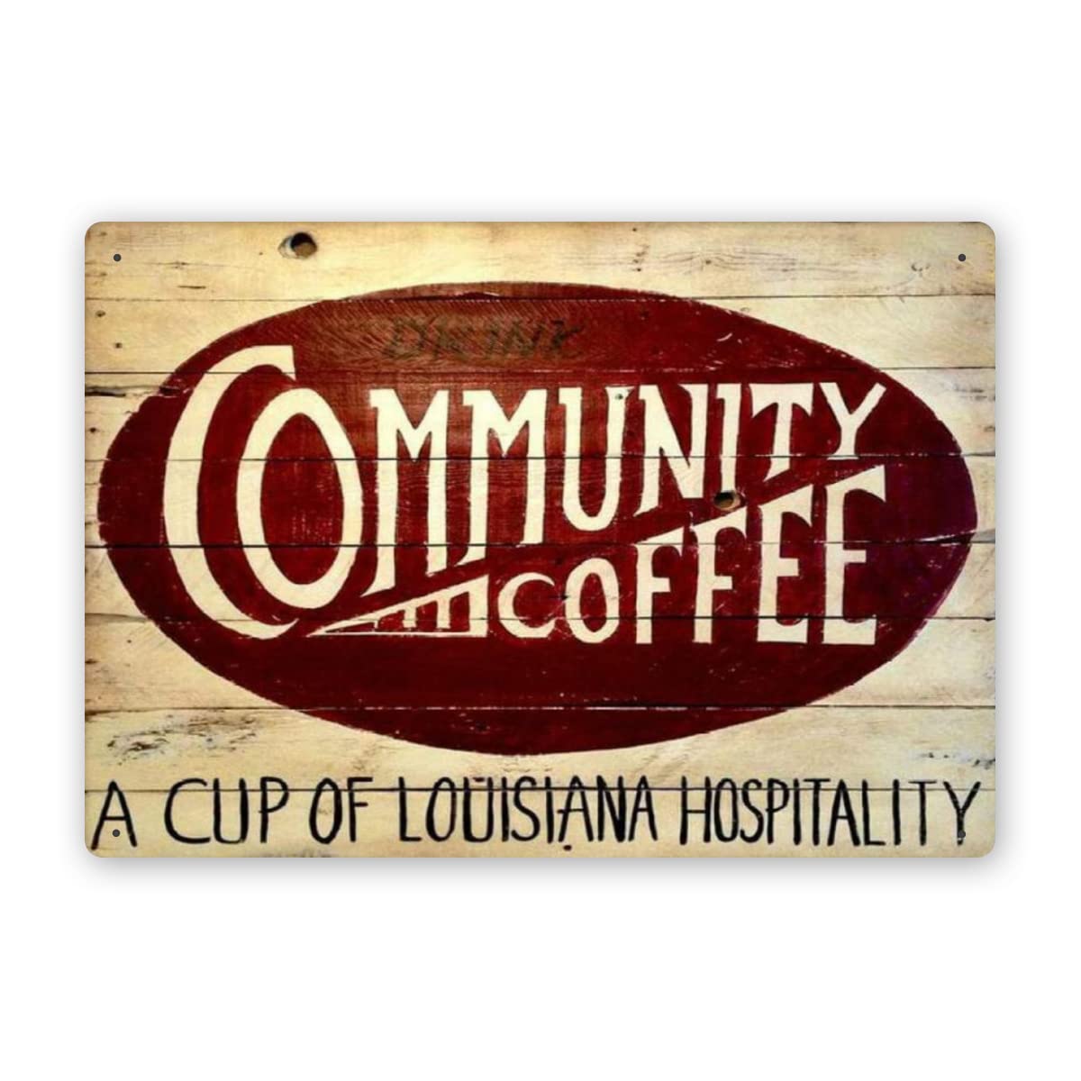Home Decor New Orleans - Placa de Metal Decorativa Retrô com