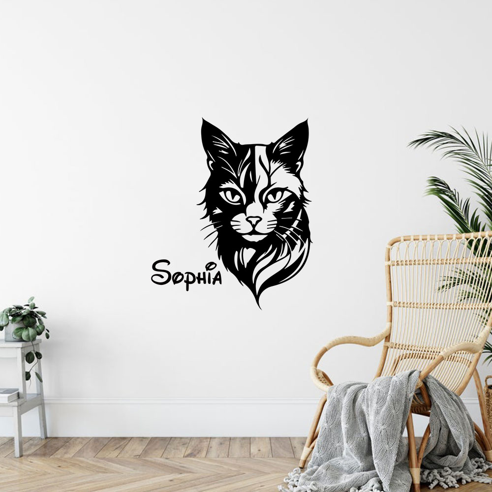 Home Decor Sticker - Adesivo de parede com nome personalizado