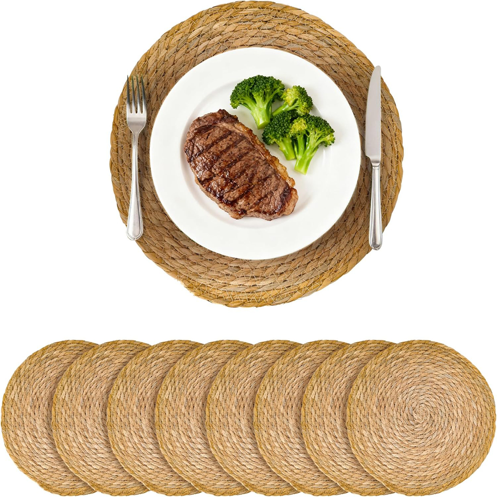 Home Decor Rattan - 2/5 peças de tapetes de vime