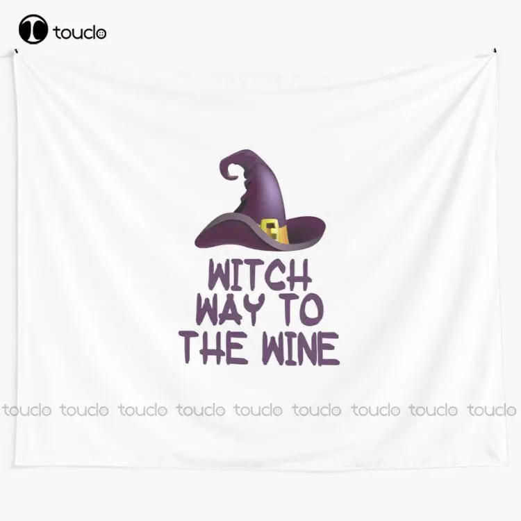 Review Home Decor - Bruxa maneira para o vinho tapeçaria