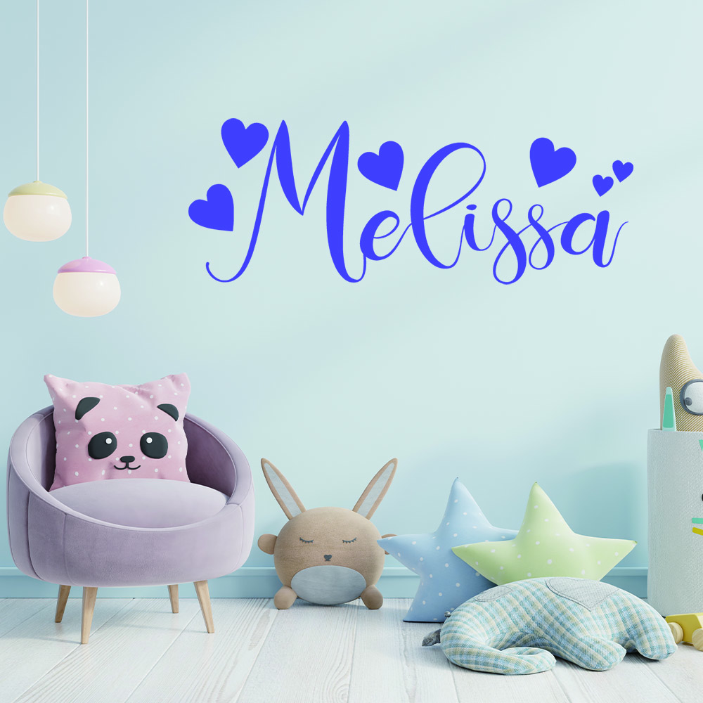 Home Decor Sticker - Adesivo personalizado com nome, 1 unidade,