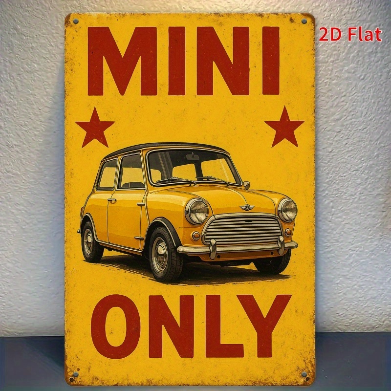 Home Decor Logo - Placa de Metal Decorativa 2D Plana,