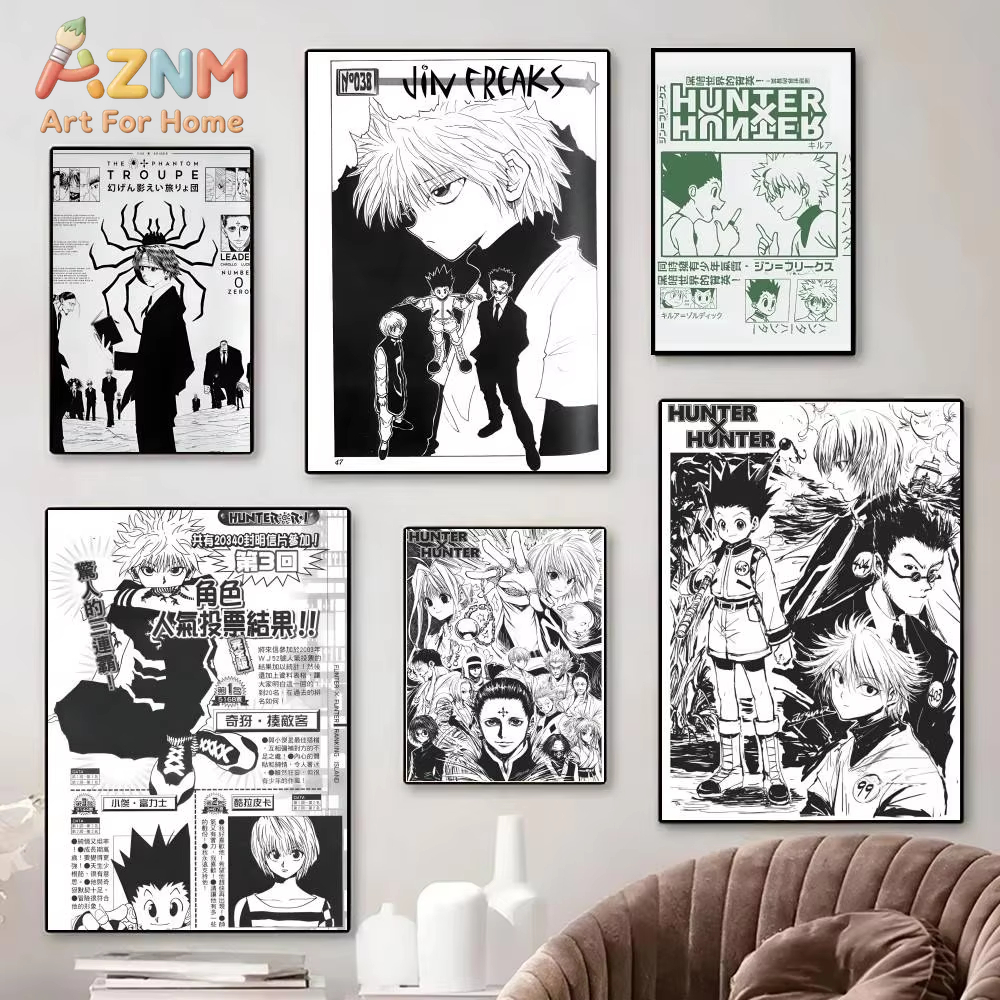 X Home Decor - 1 peça H-Hunter x Hunter Impressão