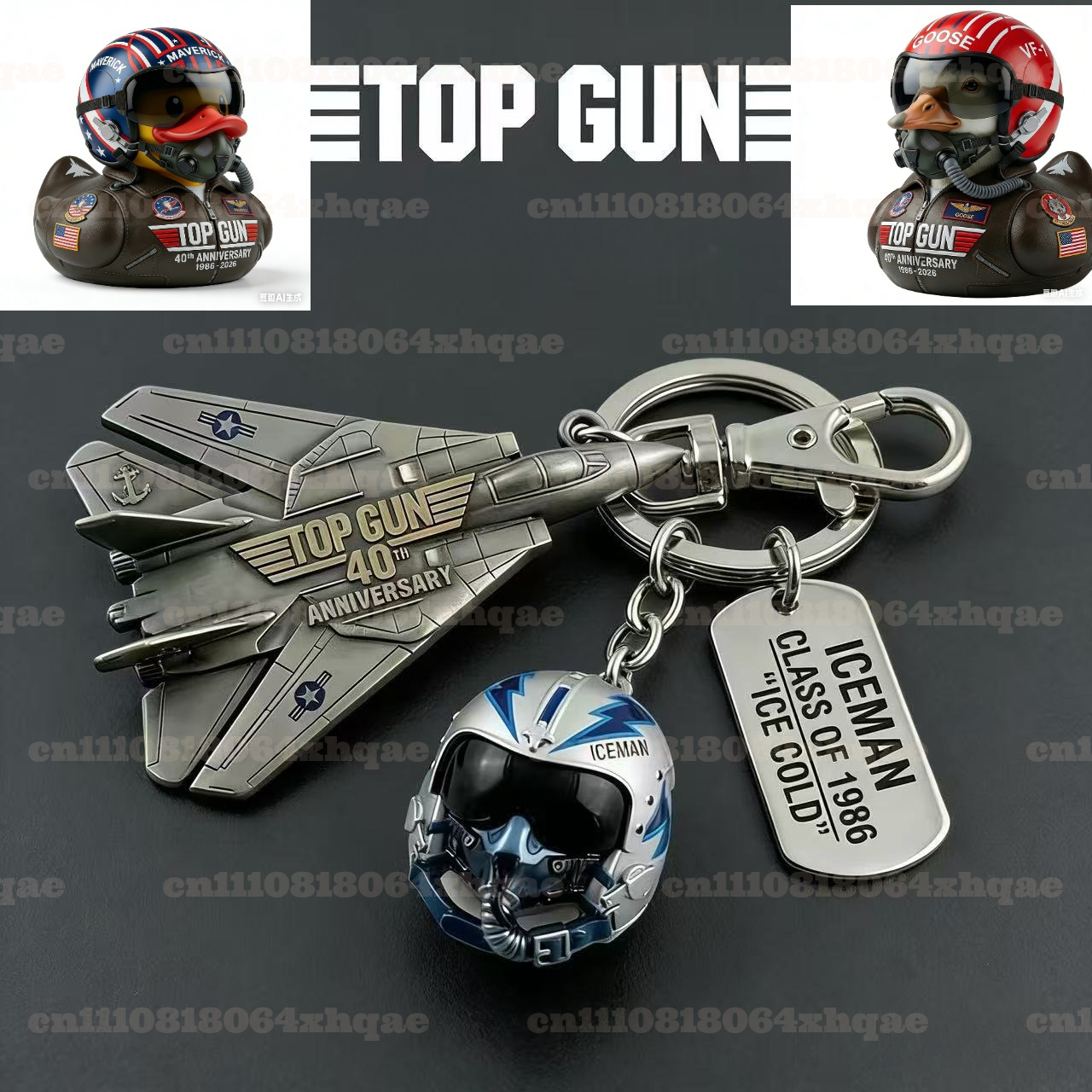 Home Decor Duck - Chaveiro e Pato Top Gun 40º
