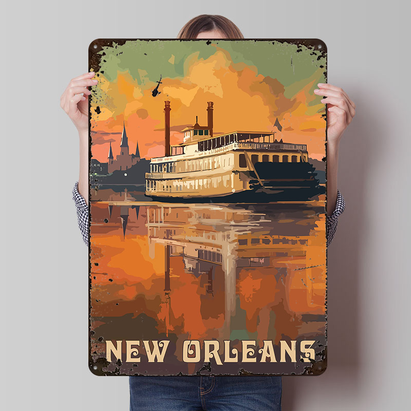 Home Decor New Orleans - Pôsteres impressos de viagem para a