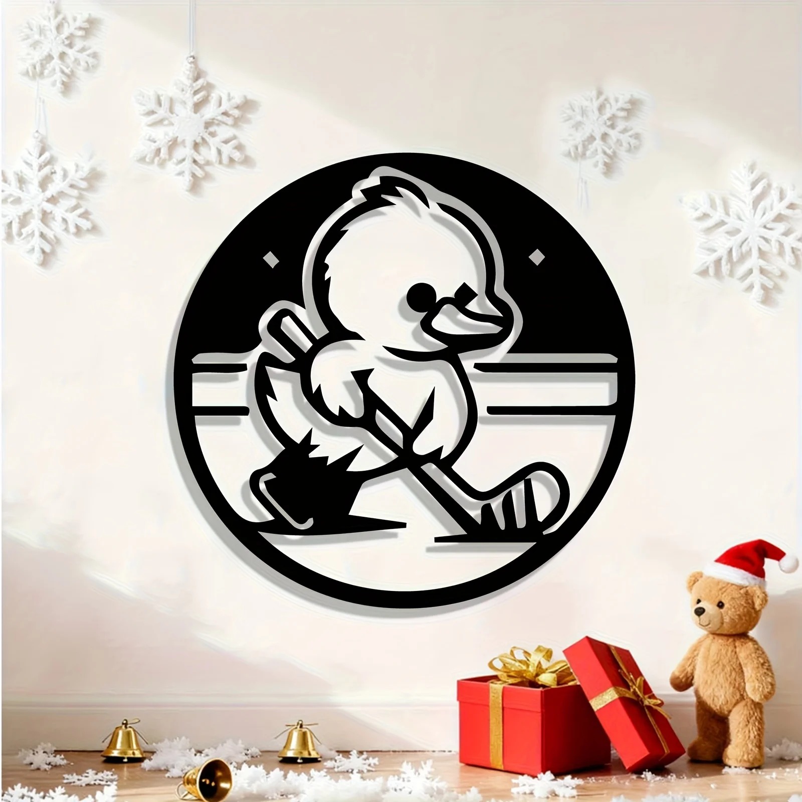 Home Decor Duck - CIFBUY Placa de Metal Decorativa de