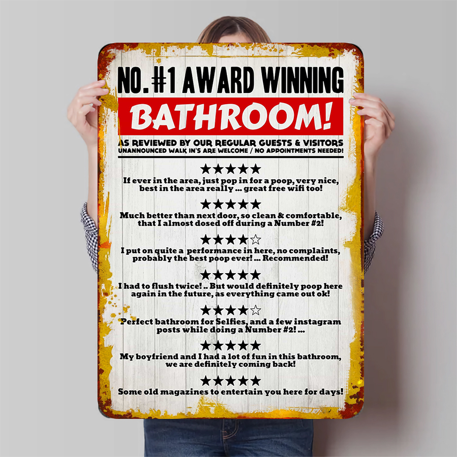 Review Home Decor - No 1 prêmio vencedor banheiro engraçado