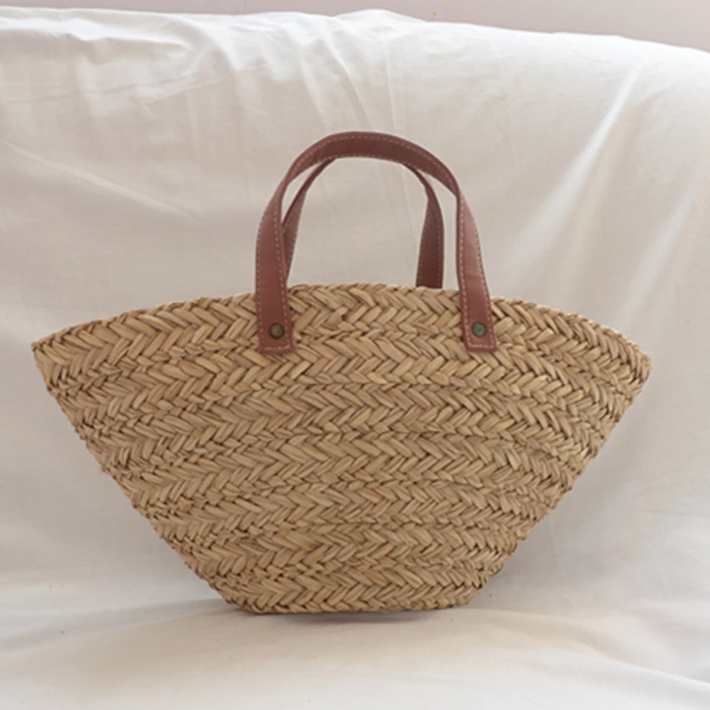 Home Decor Rattan - Boêmio palha rattan sacos para mulheres