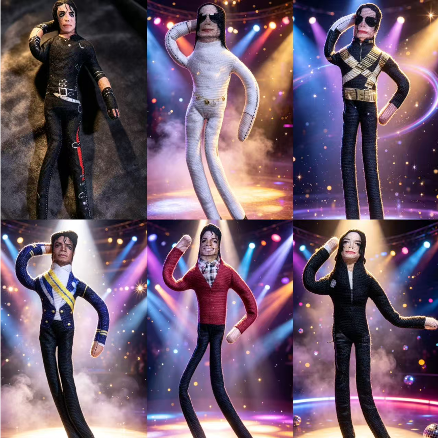 Home Decor Ideas - Boneco de Pelúcia Articulado Michael Jackson,
