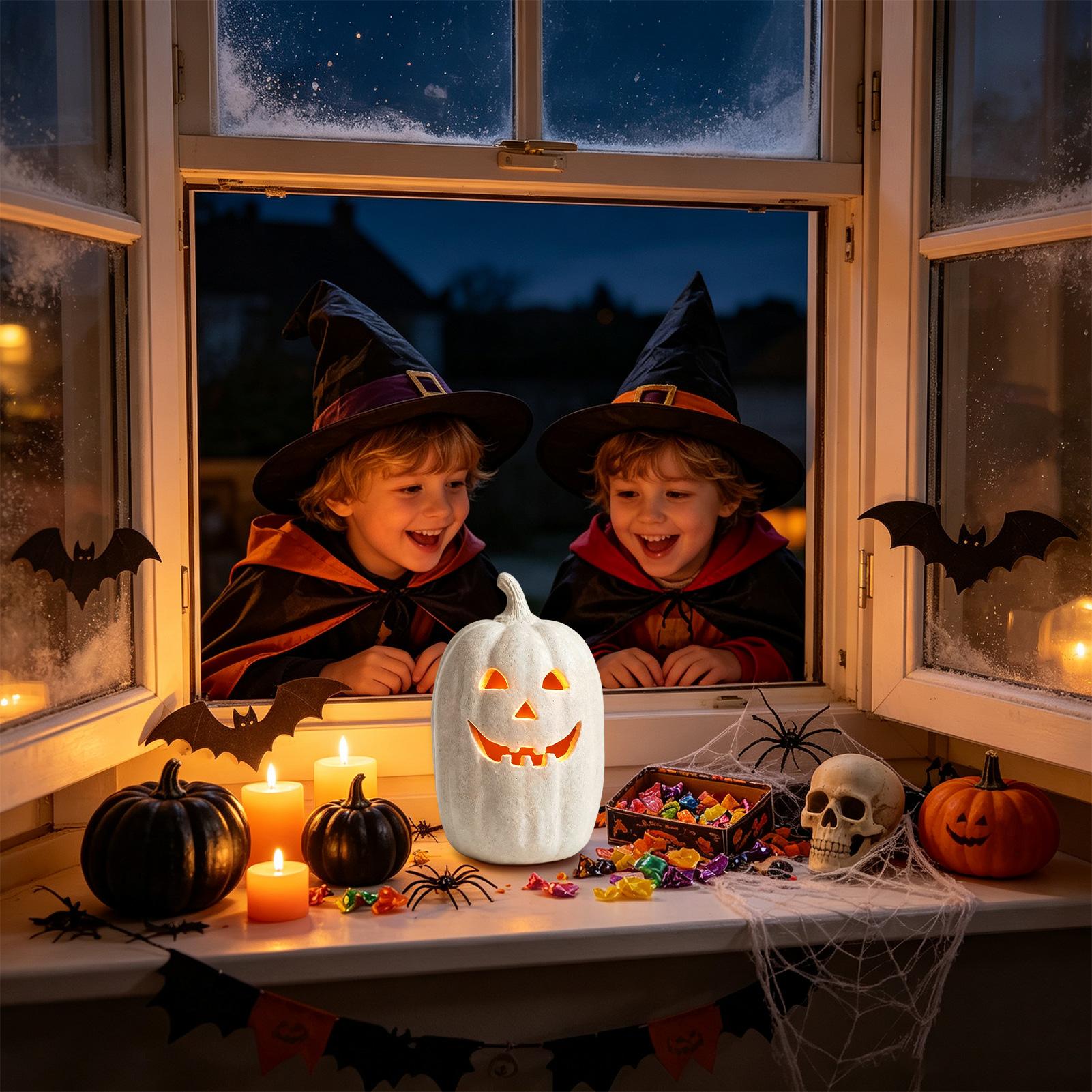Home Decor Handmade - Decoração de Abóbora de Halloween, Lanterna