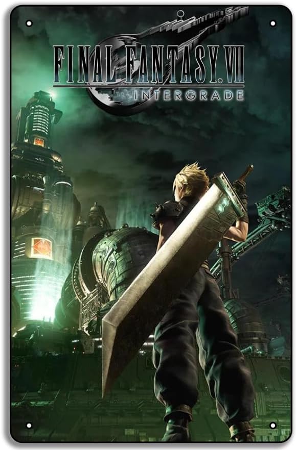 Final Fantasy VII Game Poster  - Home Decor Games Free avaliação e preço