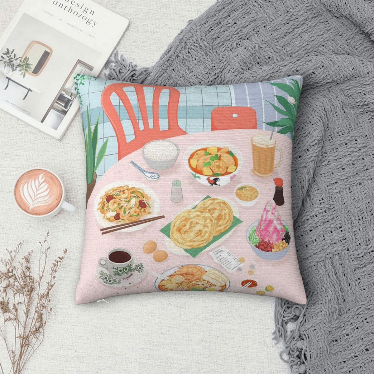 Capa de Almofada Decorativa Ko - Home Decor Malaysia avaliação e preço