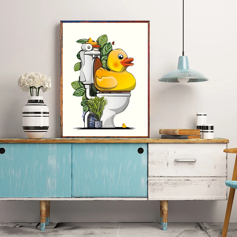 1 Pôster de Parede Divertido s - Home Decor Duck avaliação e preço