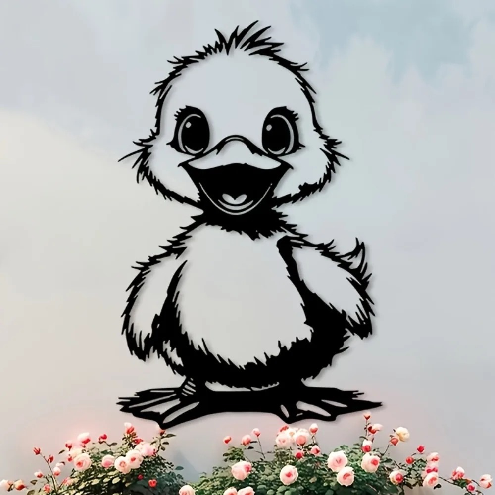 Arte de Parede Metálica Impres - Home Decor Duck avaliação e preço