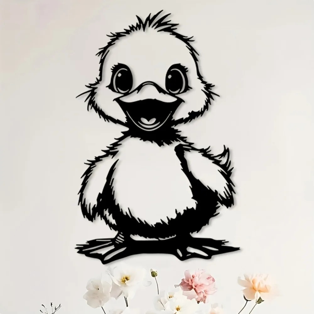 Arte de Parede Metálica Impres - Home Decor Duck avaliação e preço