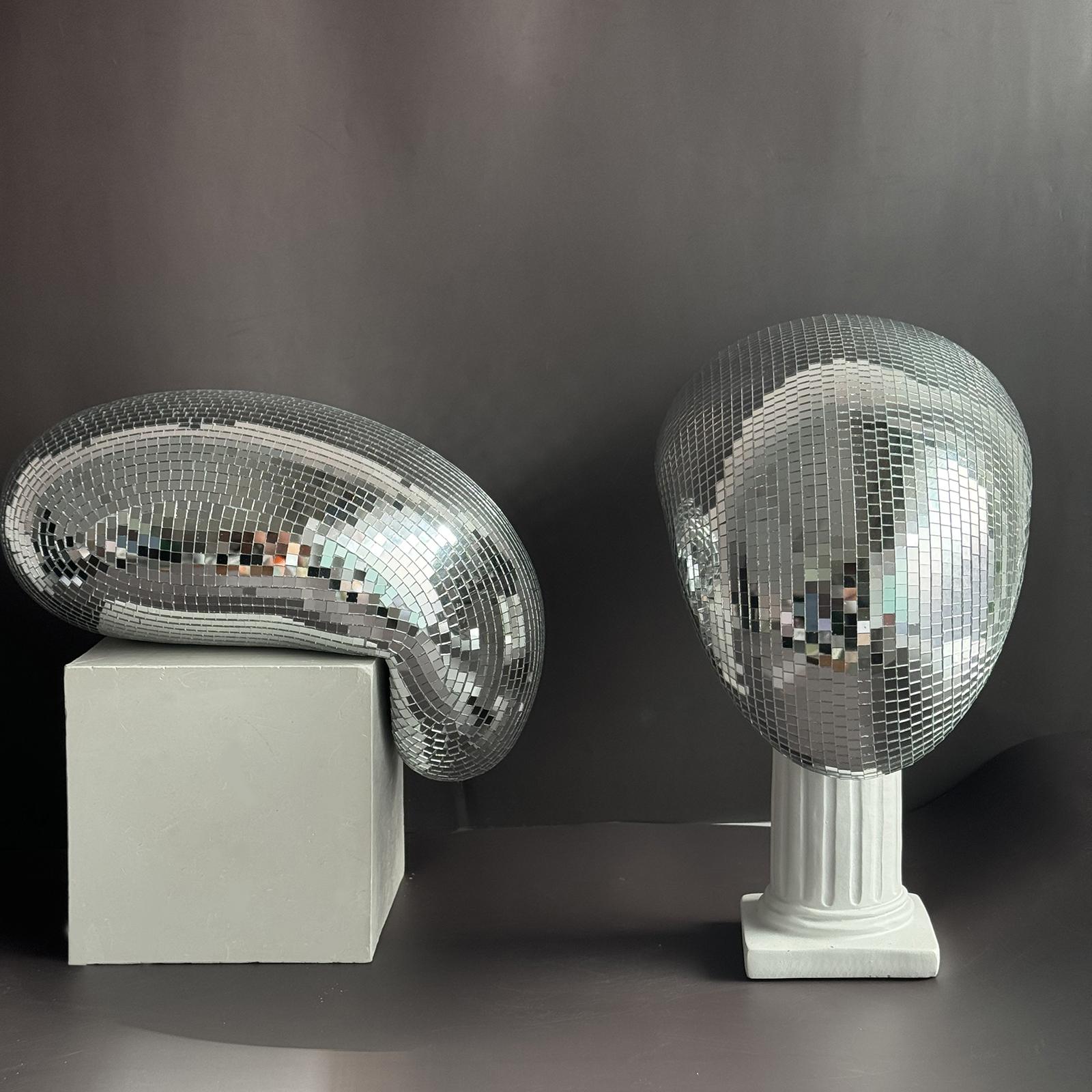 28cm derretido bola de discote - Home Decor Y2K avaliação e preço