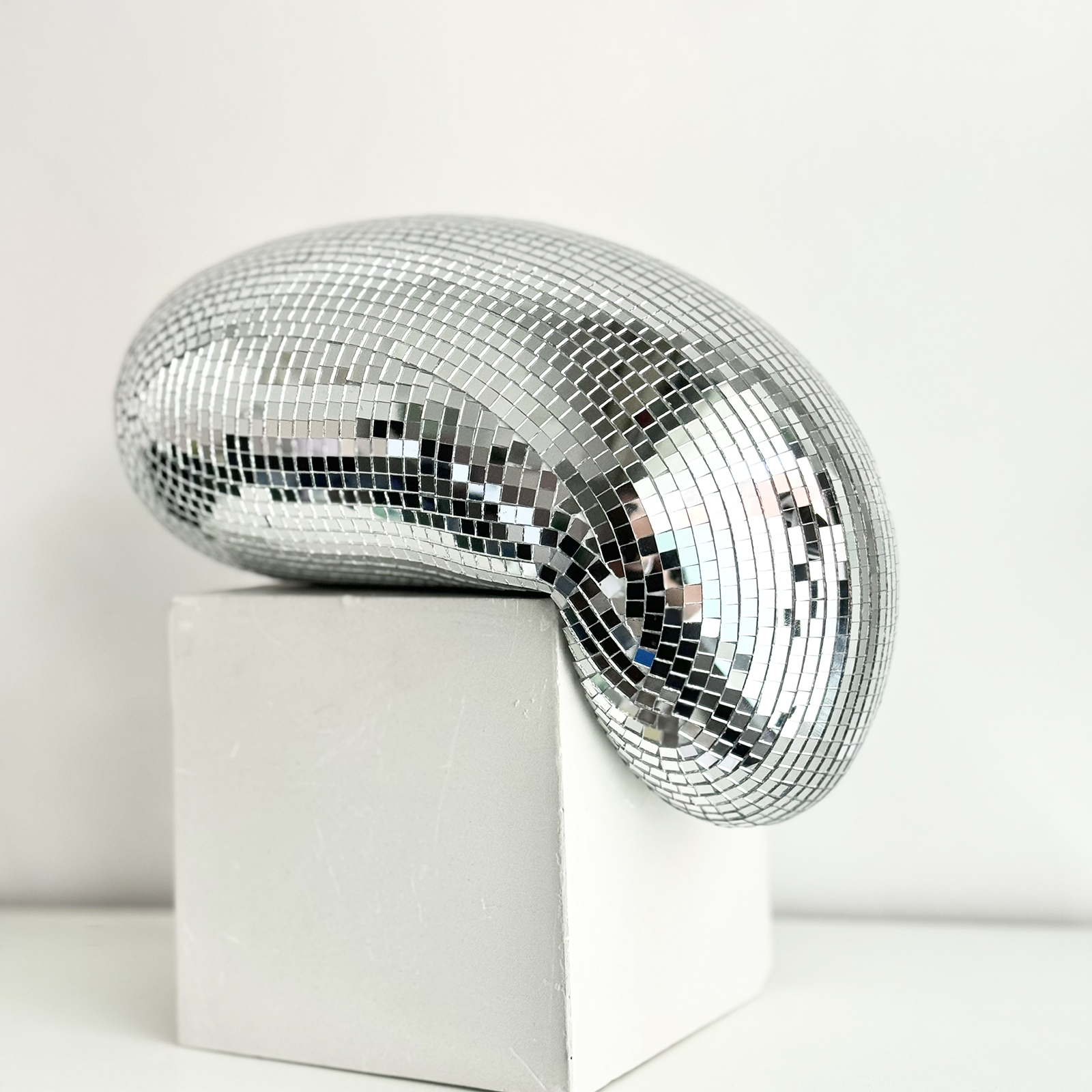 28cm derretido bola de discote - Home Decor Y2K avaliação e preço