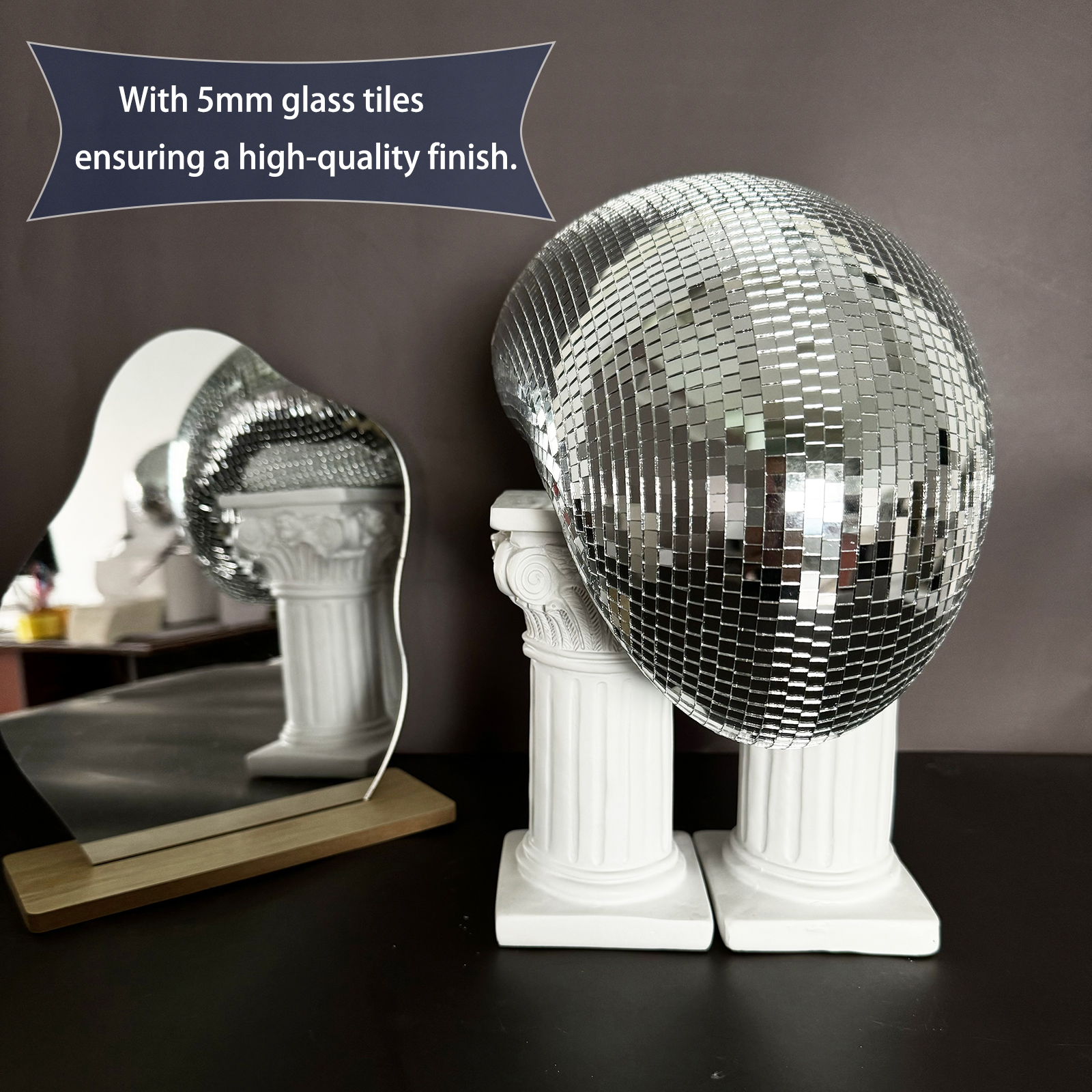 28cm derretido bola de discote - Home Decor Y2K avaliação e preço