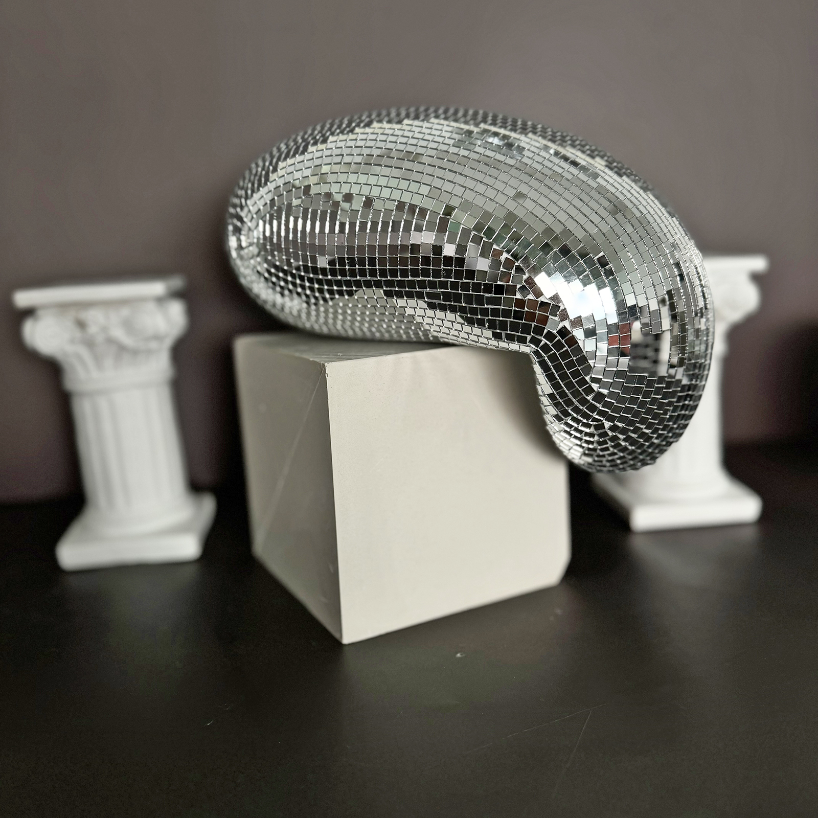 28cm derretido bola de discote - Home Decor Y2K avaliação e preço