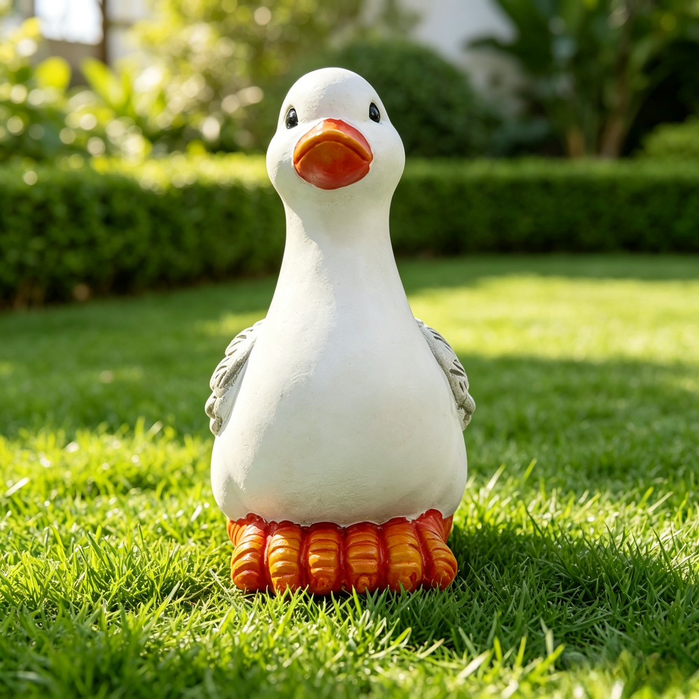 Ornamento de Jardim em Resina, - Home Decor Duck avaliação e preço