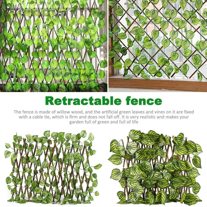 Folha artificial wattled cerca - Home Decor Wpc Panel avaliação e preço