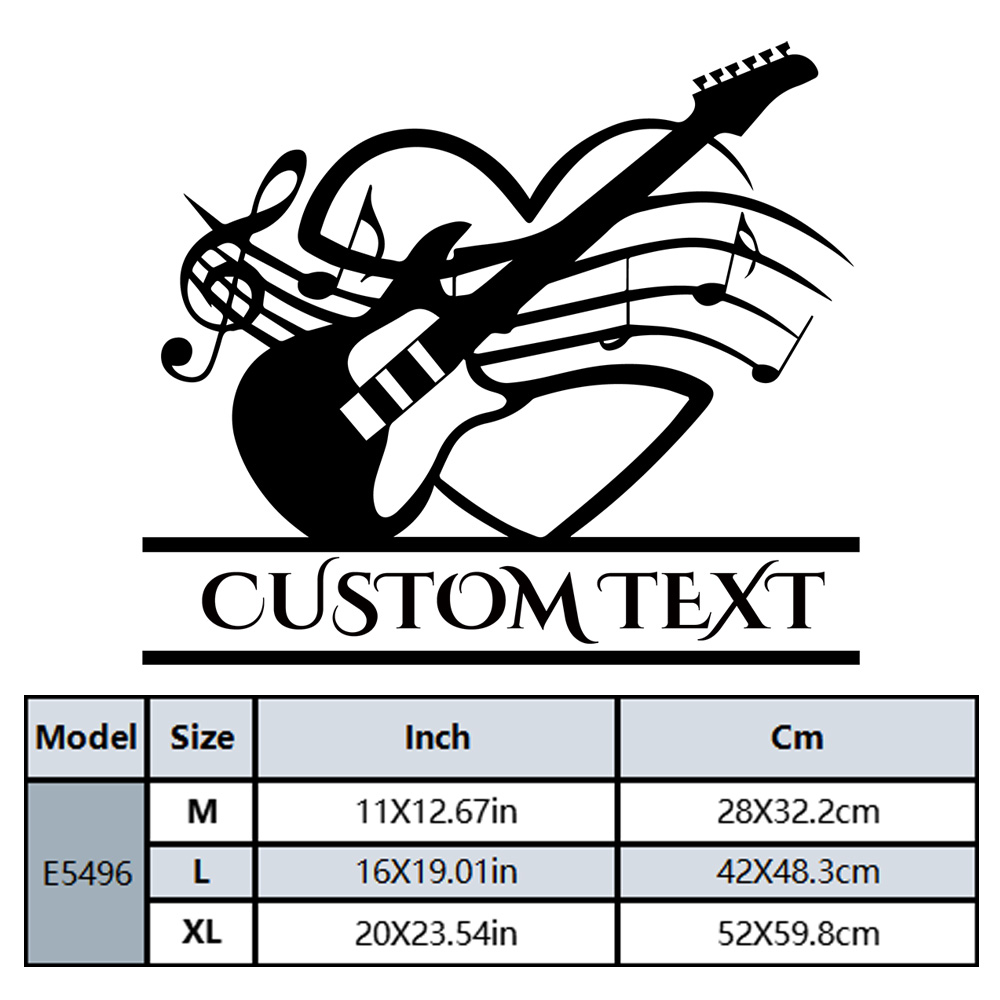 1PC DIY Guitarra Personalizada - Home Decor Sticker avaliação e preço
