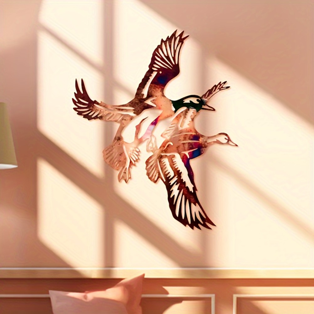 CIFBUY Arte de parede em metal - Home Decor Duck avaliação e preço