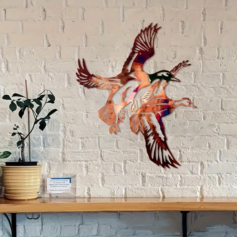 CIFBUY Arte de parede em metal - Home Decor Duck avaliação e preço