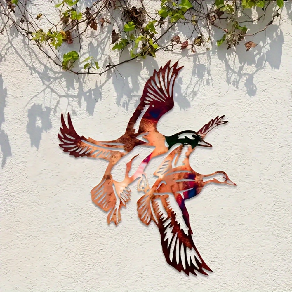 CIFBUY Arte de parede em metal - Home Decor Duck avaliação e preço