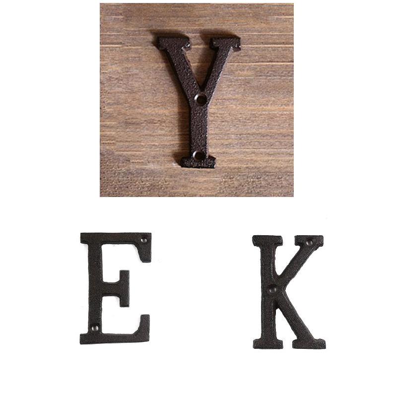 Letras em metal números de fer - Home Decor Y2K avaliação e preço