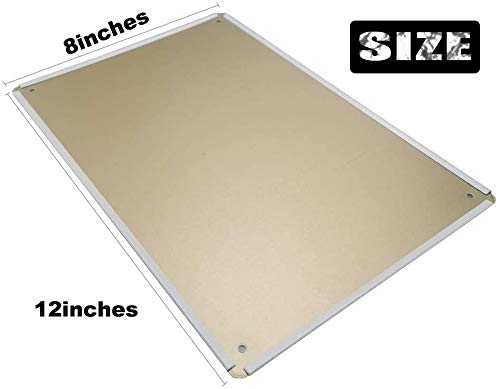 Placa de lata de metal HOUVSSE - X Home Decor avaliação e preço