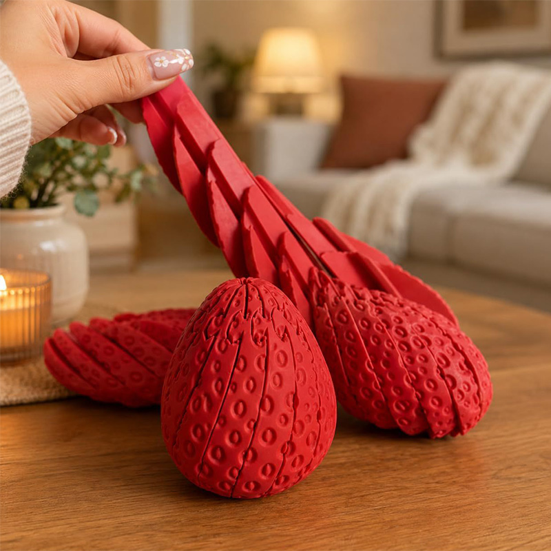 Ovo de Morango Torcido Impress - Home Decor Modern Organic avaliação e preço
