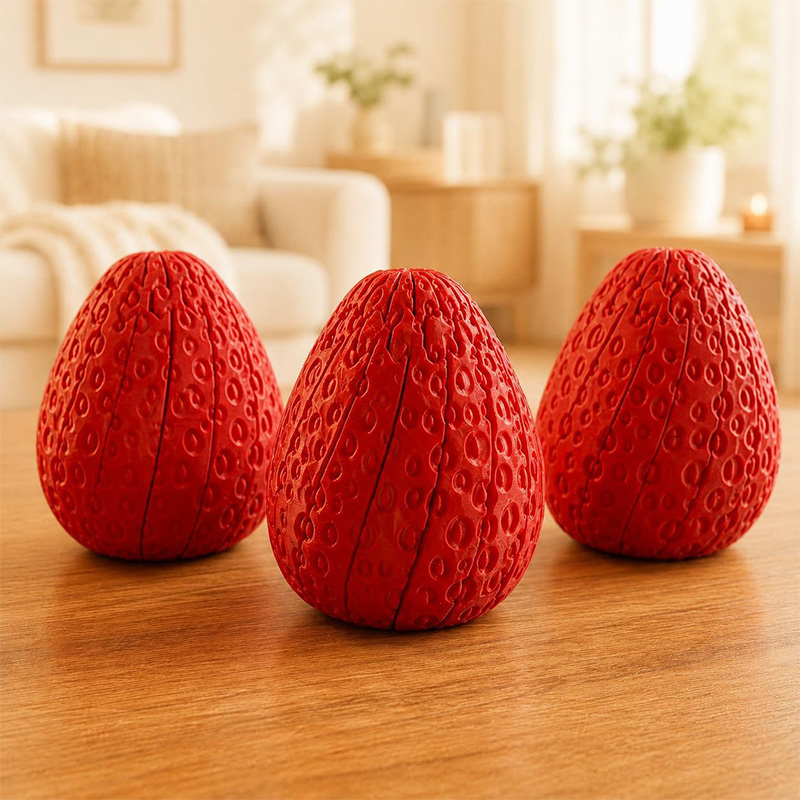 Ovo de Morango Torcido Impress - Home Decor Modern Organic avaliação e preço