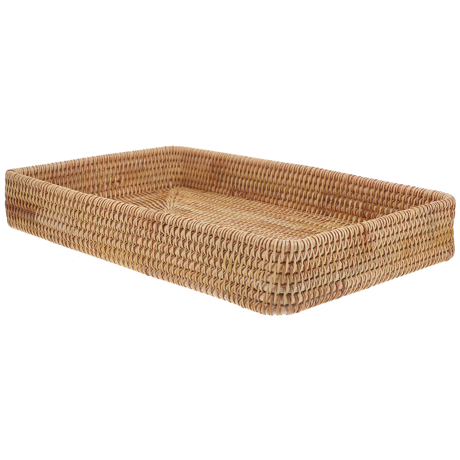 Bandeja Retangular Grande de R - Home Decor Rattan avaliação e preço
