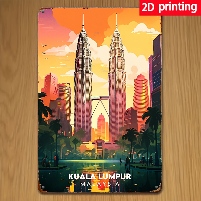 Sinal de metal vintage de Kual - Home Decor Malaysia avaliação e preço
