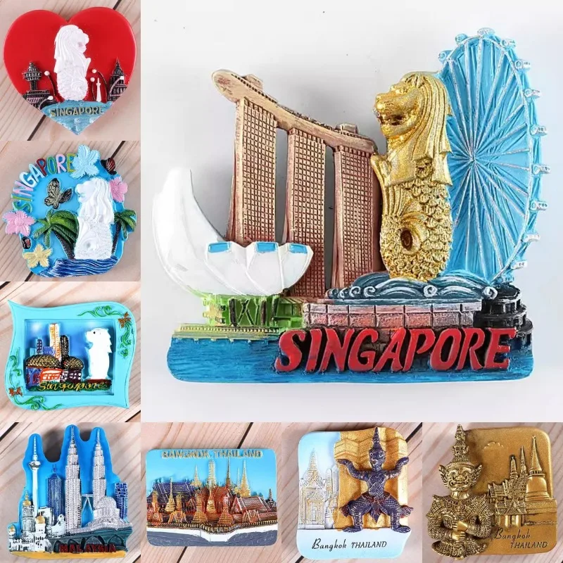 Cingapura Viajando Merlion Lem - Home Decor Malaysia avaliação e preço